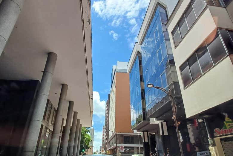 Edifícios no centro de Pereira
