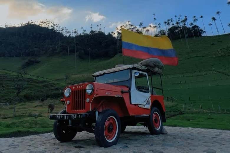 Paisaje del Eje Cafetero de Colombia