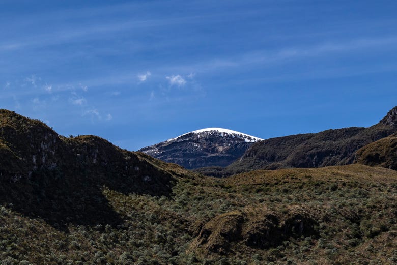 Vista panorámica del Nevado de Santa Isabel