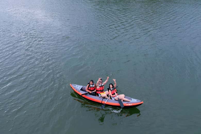 Disfrutando de la actividad