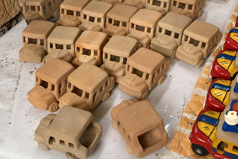 Las chivas en el proceso de secado