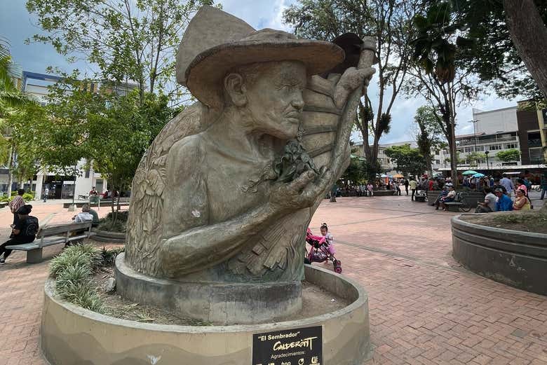 Escultura 'El sembrador'