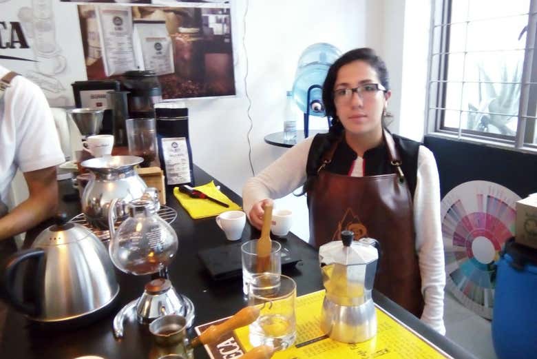 Probaréis algunas variedades de café