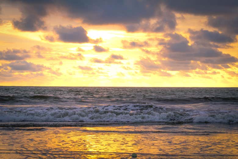 Tramonto sulla spiaggia di Chucheros 