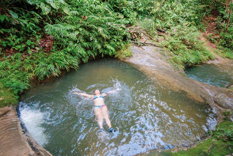 Un bel bagno nelle piscine di Las Tres Marías