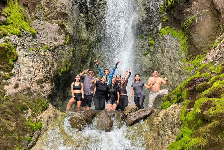 Os podréis dar un chapuzón en las cascadas