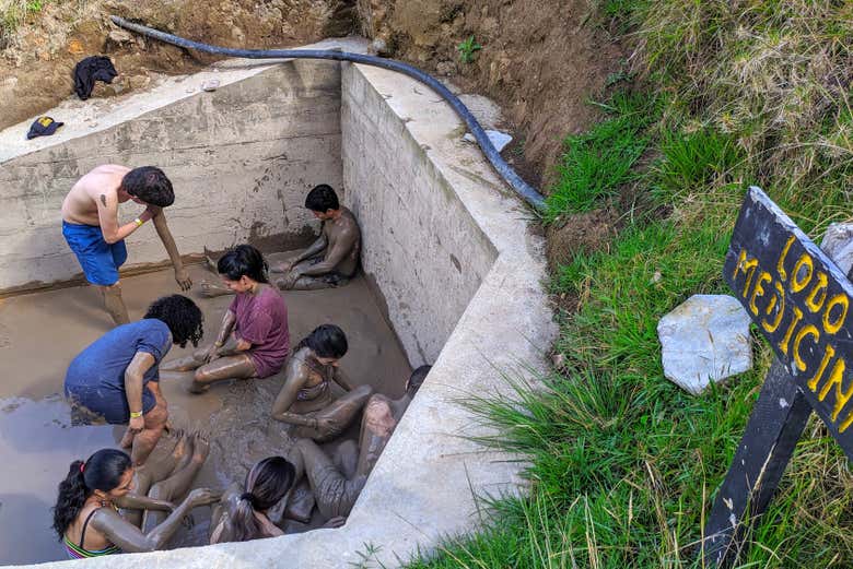 Try the medicinal mud bath!