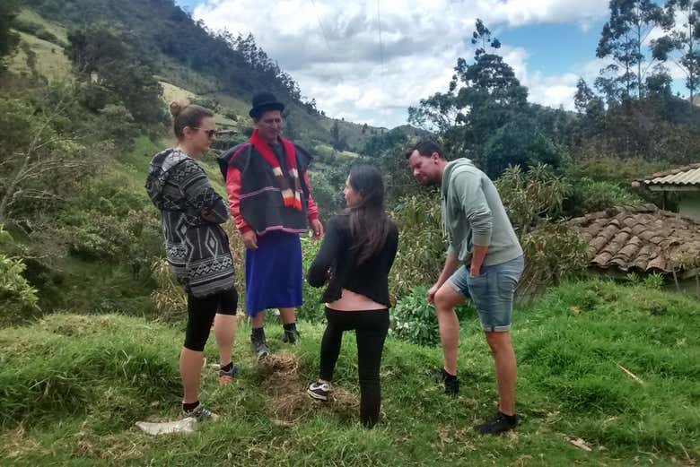 Visiting a Misak community