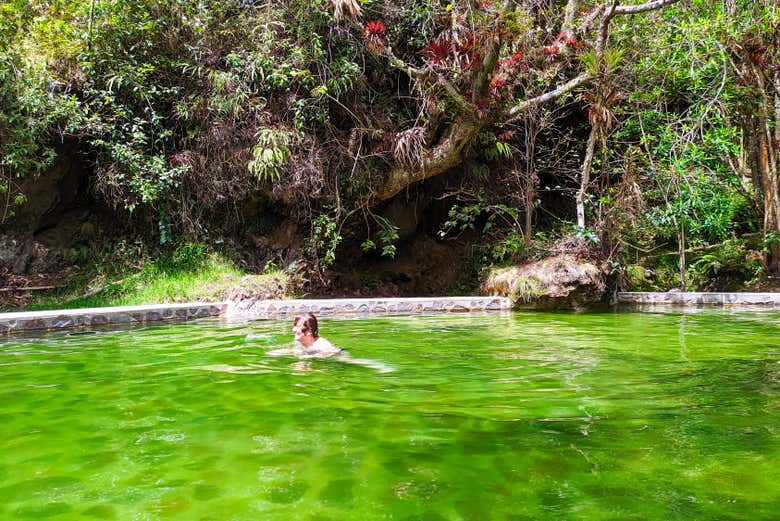 Take a swim in the medicinal waters