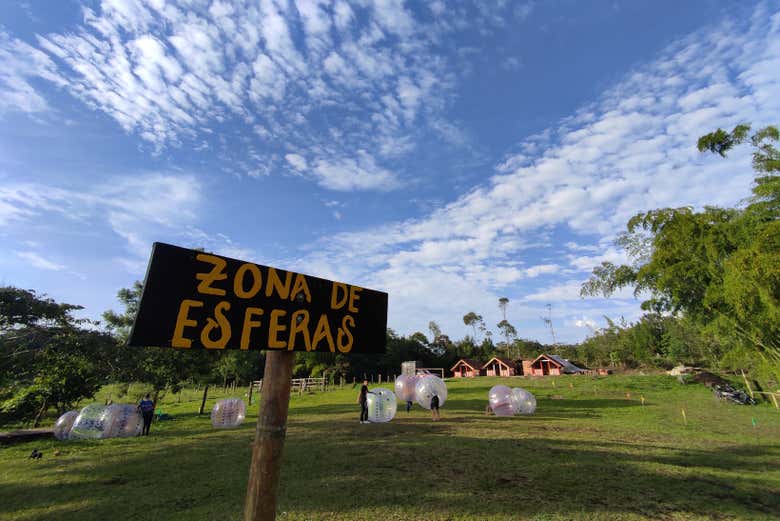 Zona de esferas choconas