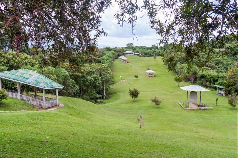 Vistas del parque arqueológico