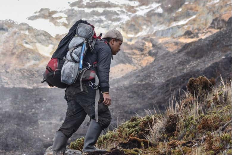 Subiendo el Nevado del Huila