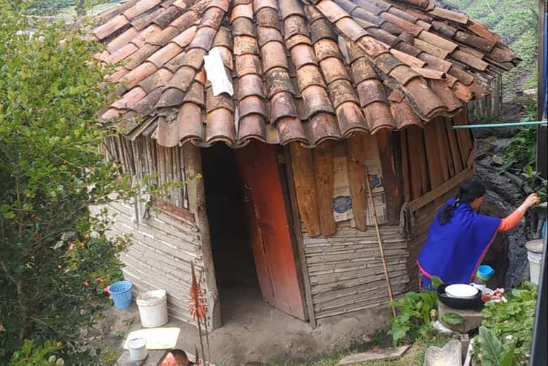 A typical Misak dwelling