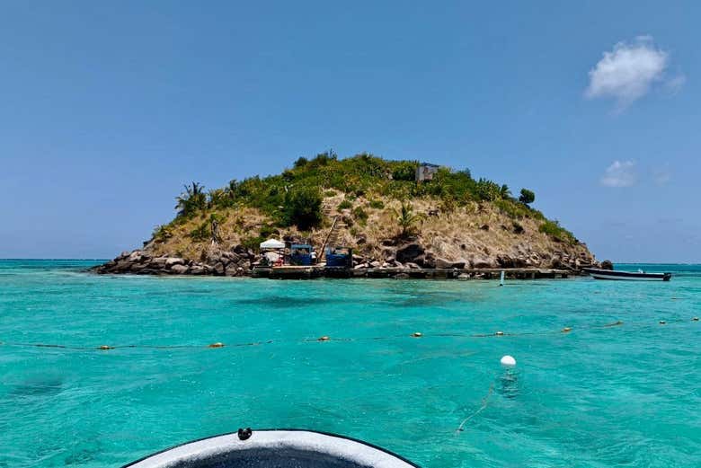 Nos aproximando de Cayo Cangrejo