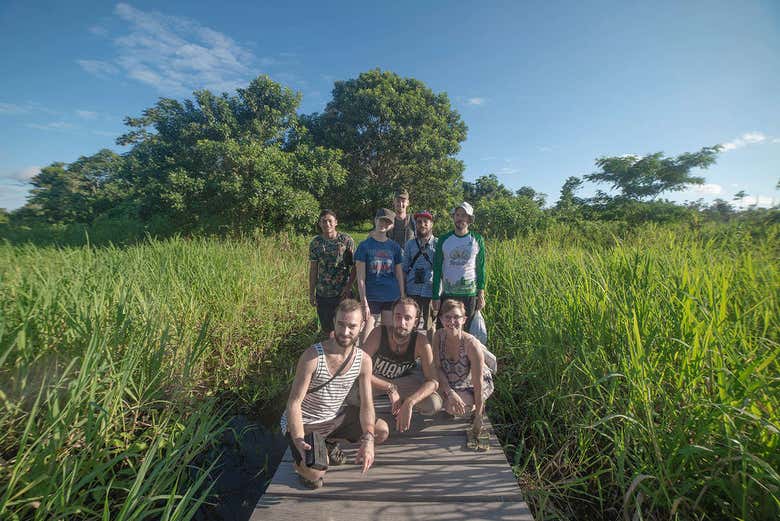 Cacao Island on the river Amazon