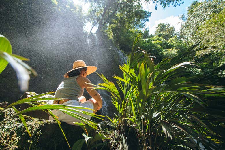 Descansando durante la ruta