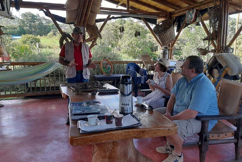 Degustando il caffè colombiano