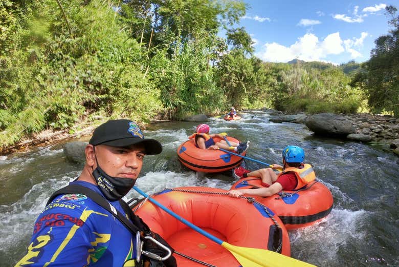 Tubing down the river!