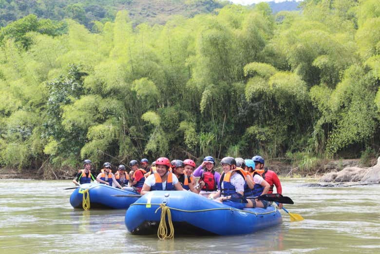 Admiring the beautiful landscapes