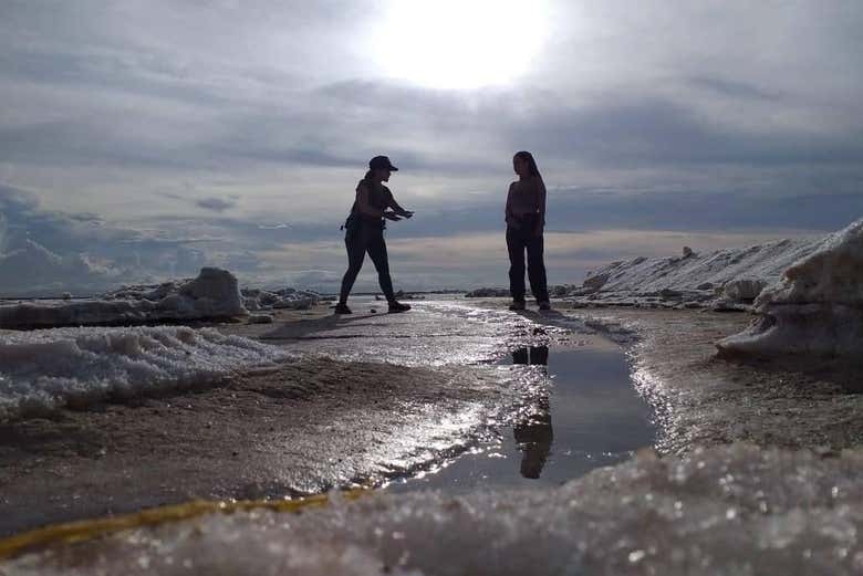 Explorando las salinas de Manaure