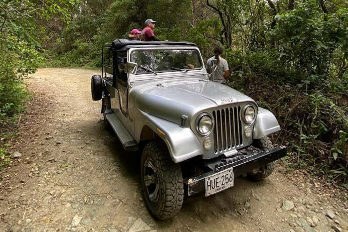 Durante la ruta en el 4x4