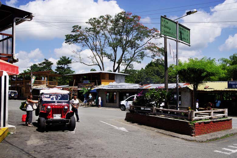 Ambiente de las calles de Pijao