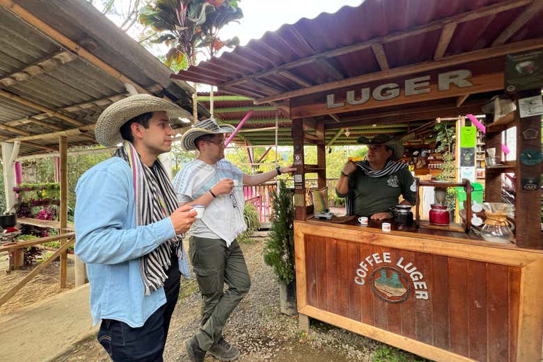 Sample a fresh cup of Colombian coffee