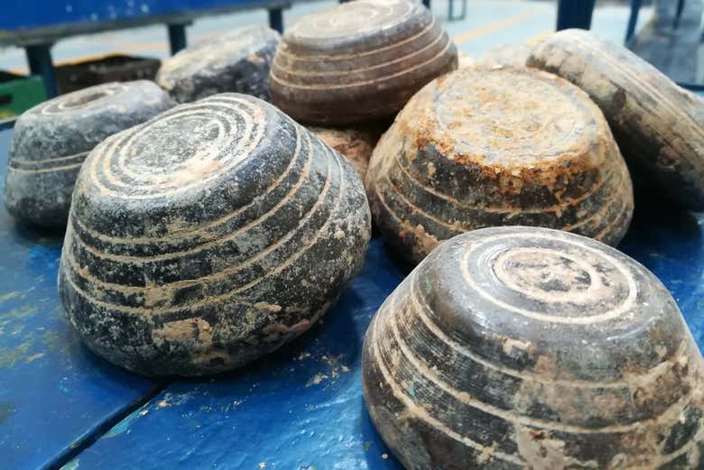 Discos del juego del tejo