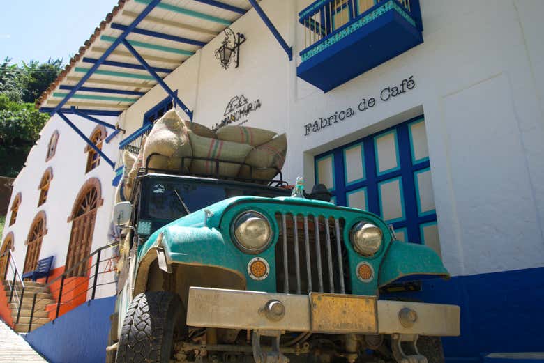 Disfrutando del tour en 4x4