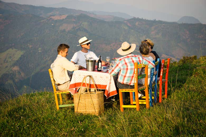 Un pícnic en plena naturaleza