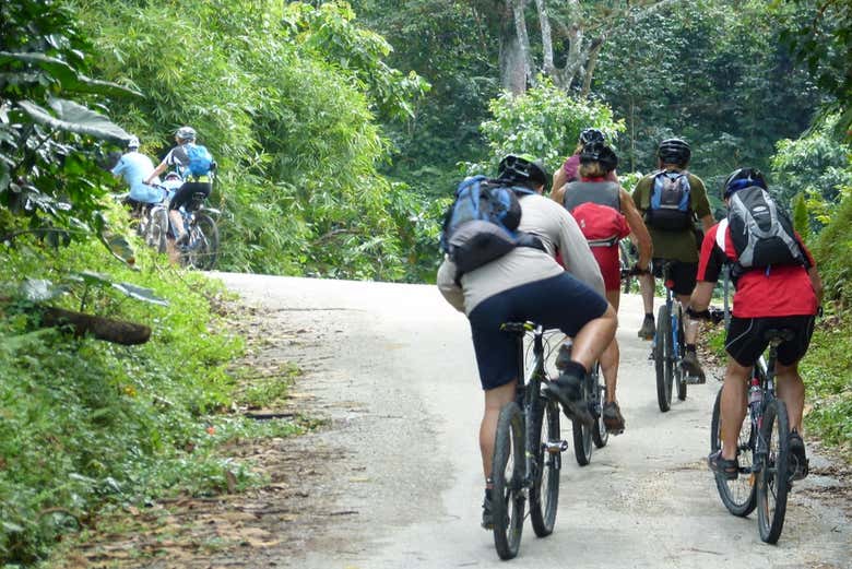 Rota de bicicleta por San Agustín