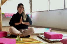 Sessão de aromaterapia e meditação na fazenda Tierra Activa