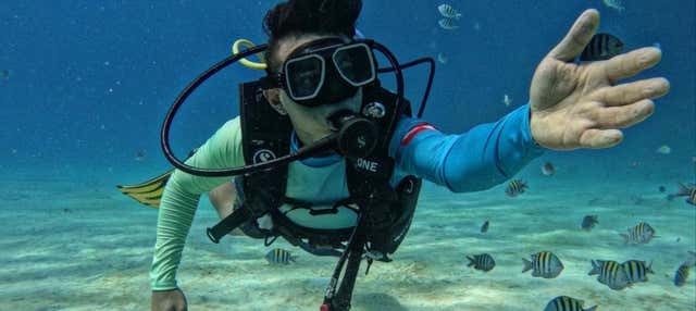 Bautismo de buceo en San Andrés