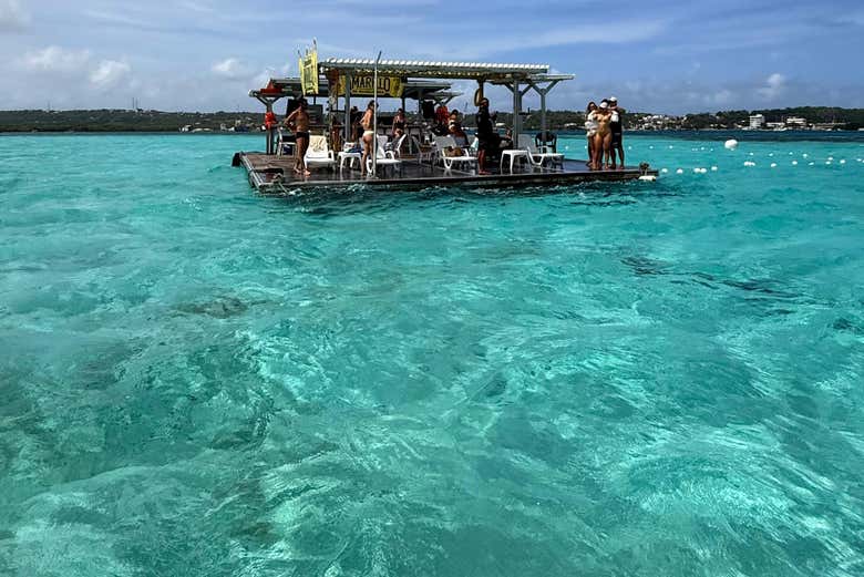 Águas cristalinas de San Andrés