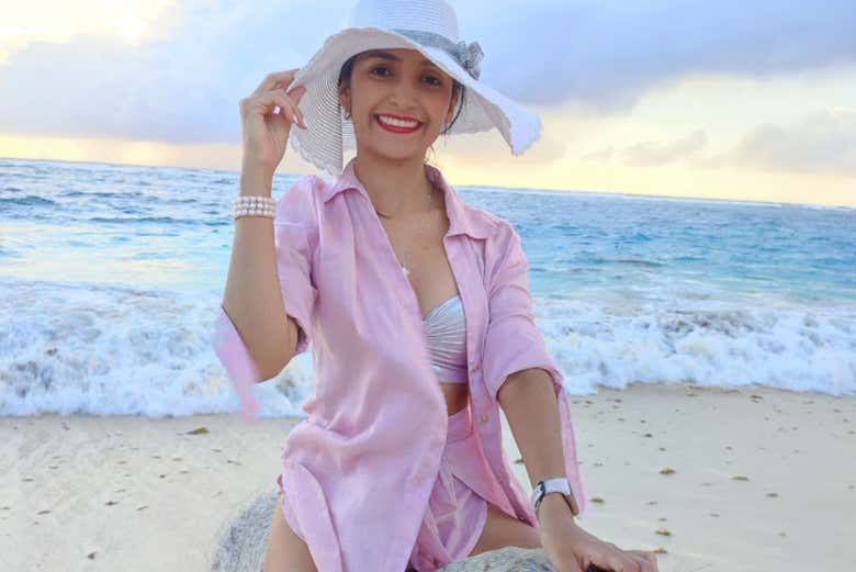 Ride along the tranquil beach