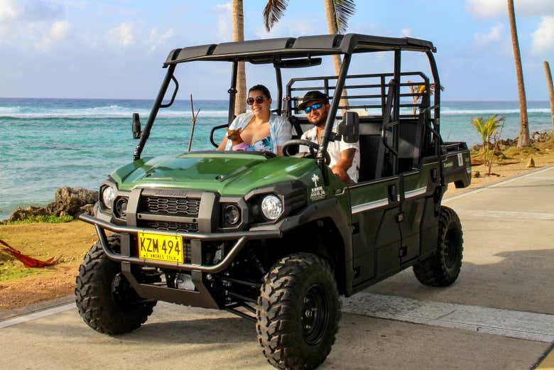 Drive a buggy along the seafront promenade