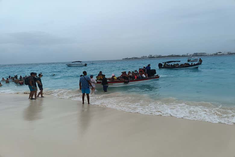 llegada al cayo