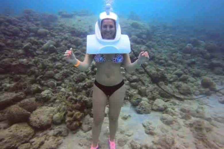 Seawalker en San Andrés