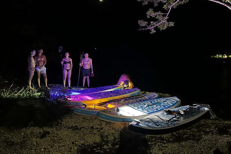 Listos para empezar la travesía