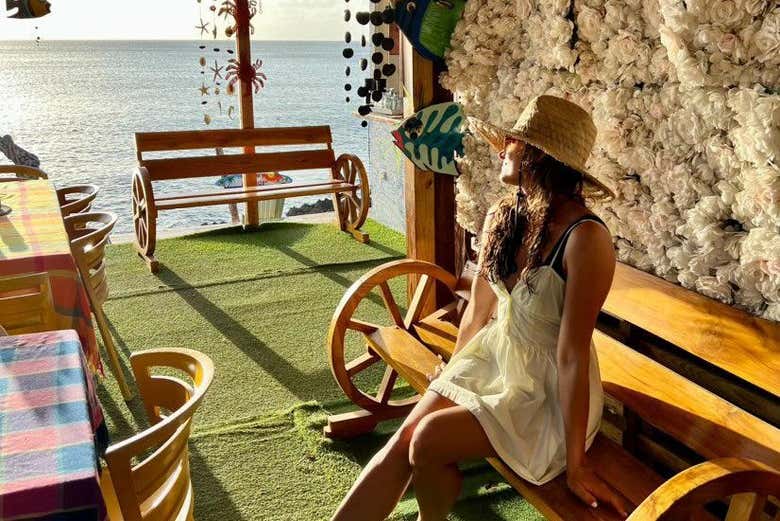 You'll see the most beautiful sunset in San Andrés