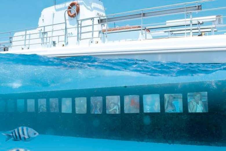 Vous profiterez d'une vue imprenable sur les récifs coralliens