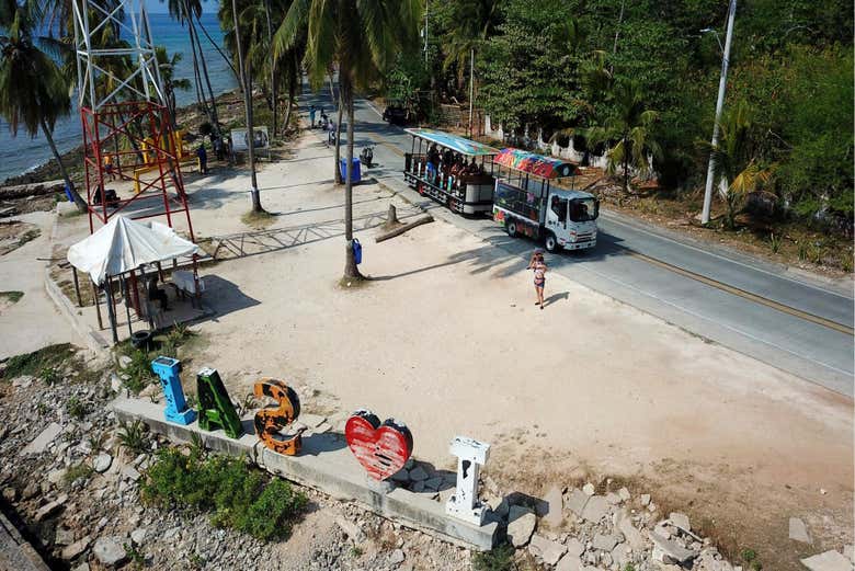 Tren turístico de San Andrés