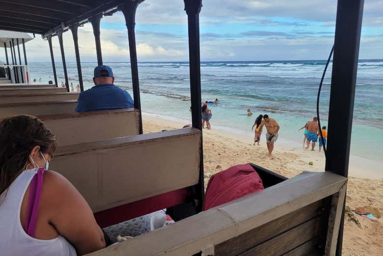 Contemplando el mar de San Andrés