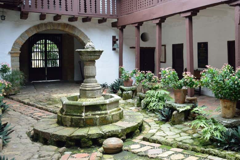 Patio en la Casa de la Cultura en Socorro
