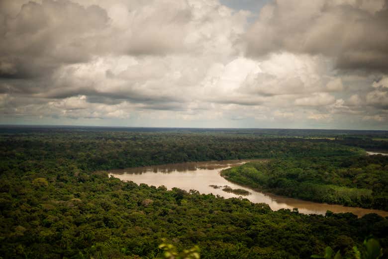 Preciosa panorámica del Raudal del Guayabero
