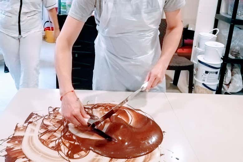 Preparando un delicioso chocolate