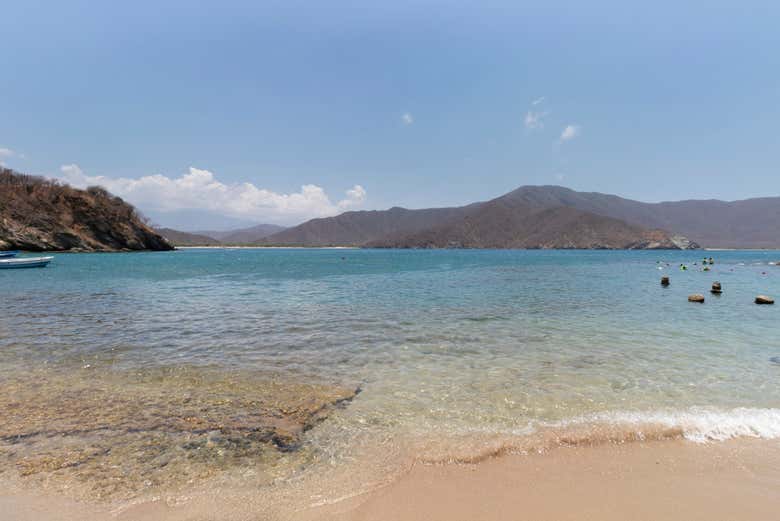 Águas cristalinas de Bahía Concha
