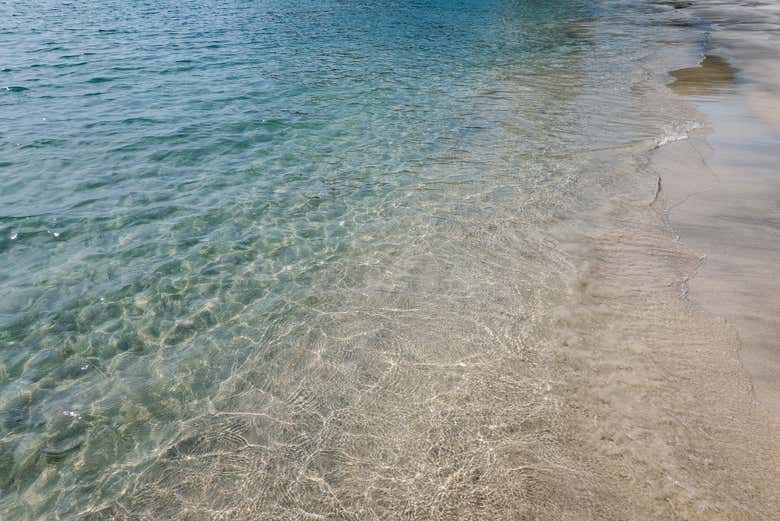 Podréis bañaros en estas aguas cristalinas