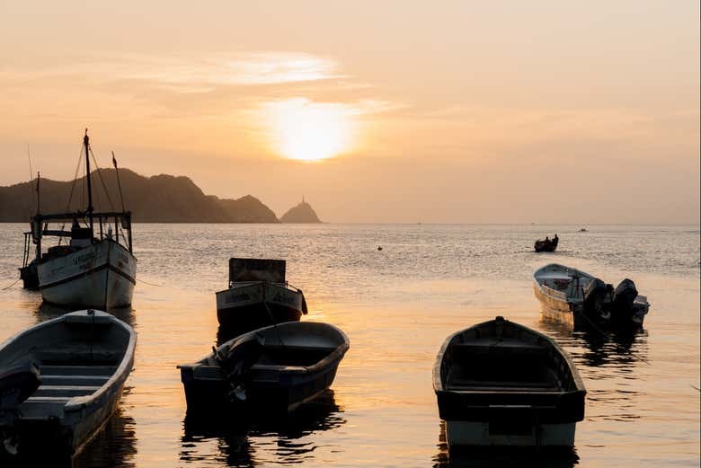 El mejor atardecer de Colombia