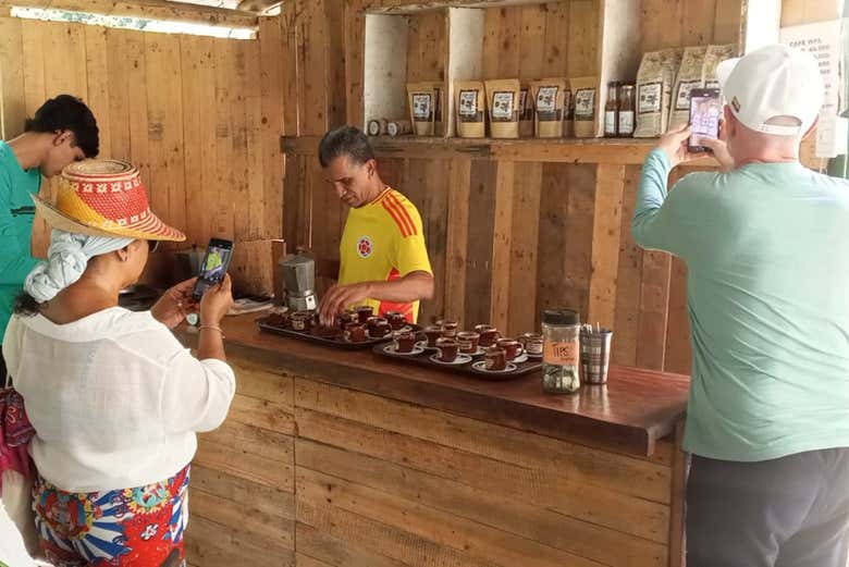 Degustação de café de Minca